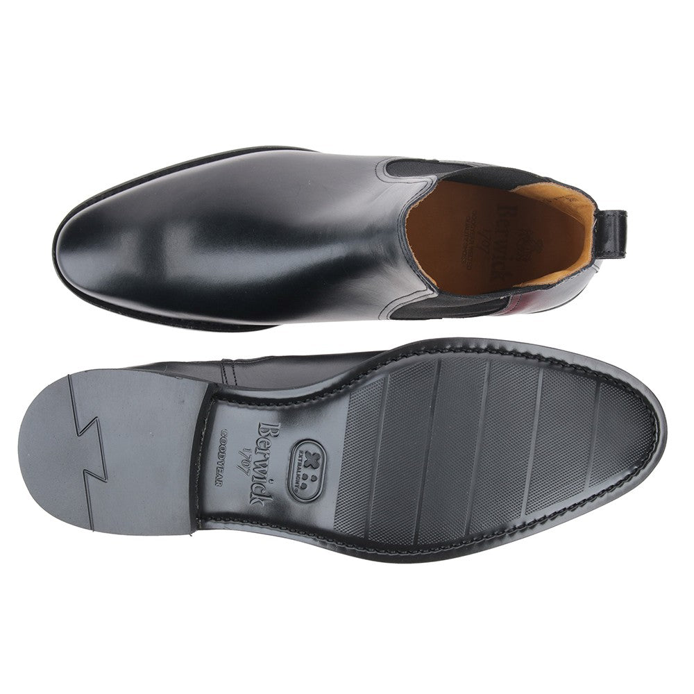 Berwick - 376-K1 BOX CALF SCHWARZ