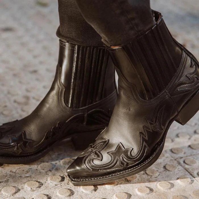 4660 Boot Cuervo Flora Negro