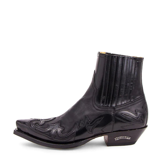 4660 Boot Cuervo Flora Negro