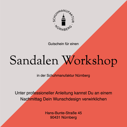Sandalen Workshop Gift Card